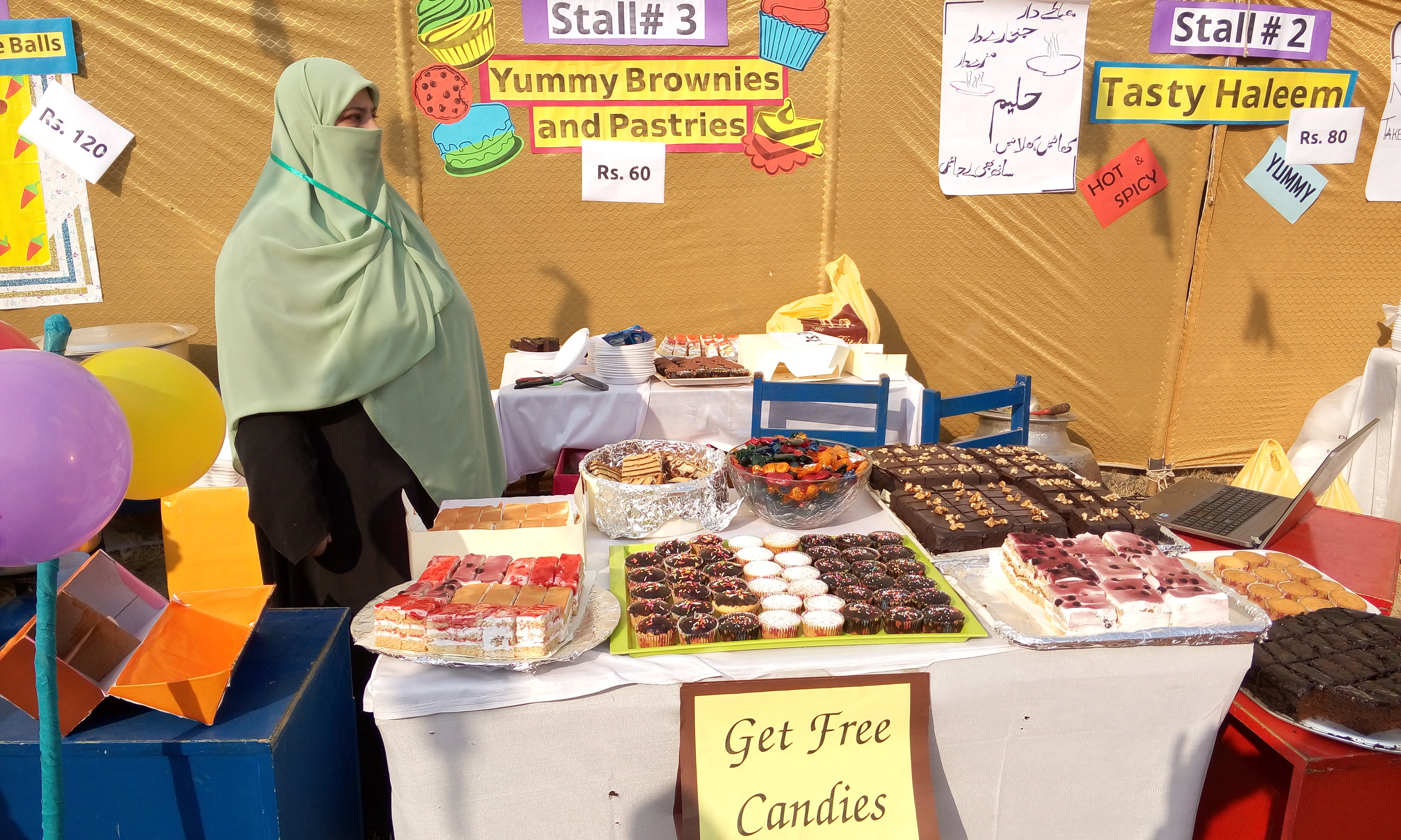 Stall 3 - Yummy Brownies & Pastries
