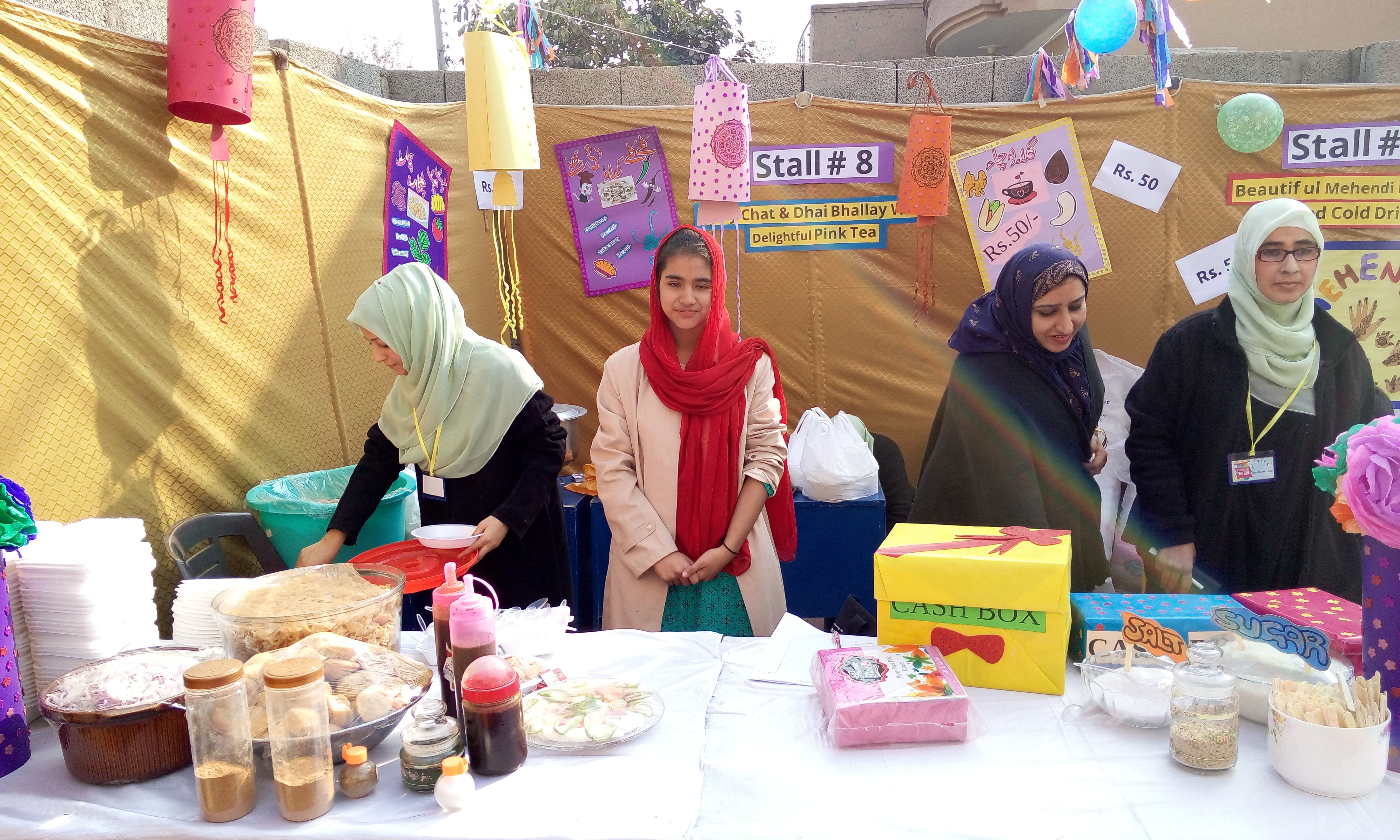 Stall 8 - Channa Chat, Dhai Bhallay & Delightful Pink Tea